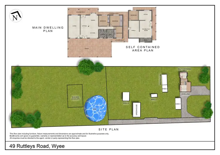 Floorplan of Homely rural property listing, 49 Ruttleys Road, Wyee NSW 2259