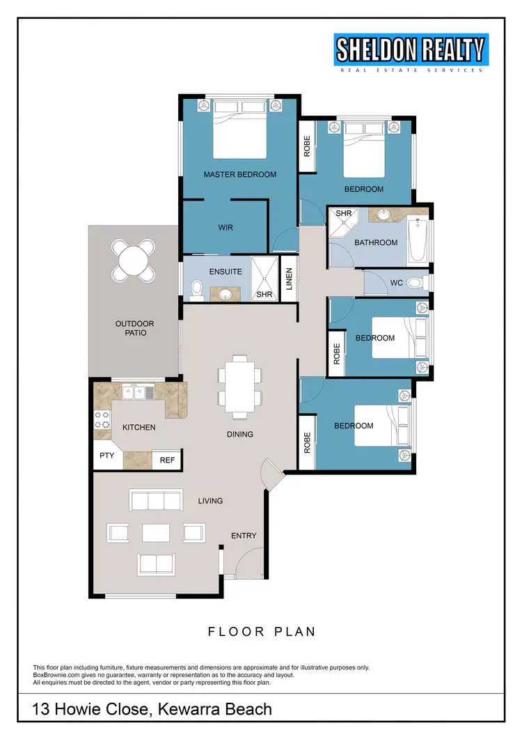 Floorplan of Homely house listing, 13 Howie Close, Kewarra Beach QLD 4879