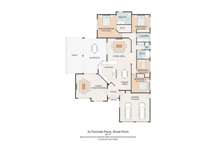 Floorplan of Homely house listing, 31 Portside Place, Shoal Point QLD 4750