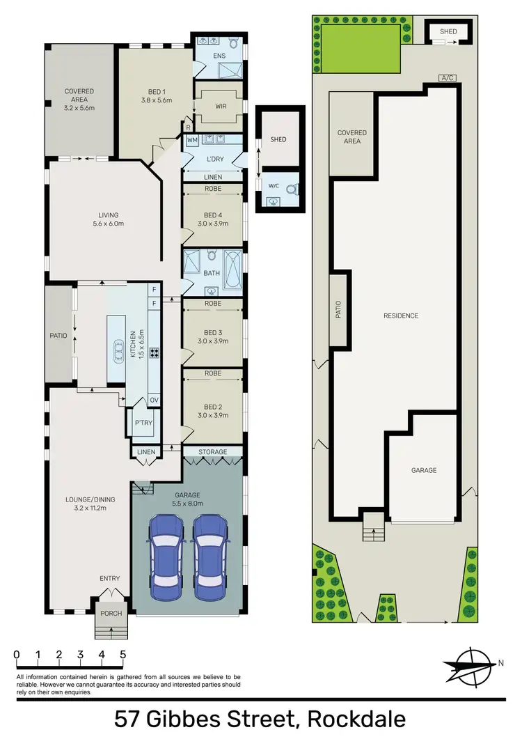 Floorplan of Homely house listing, 57 Gibbes Street, Rockdale NSW 2216