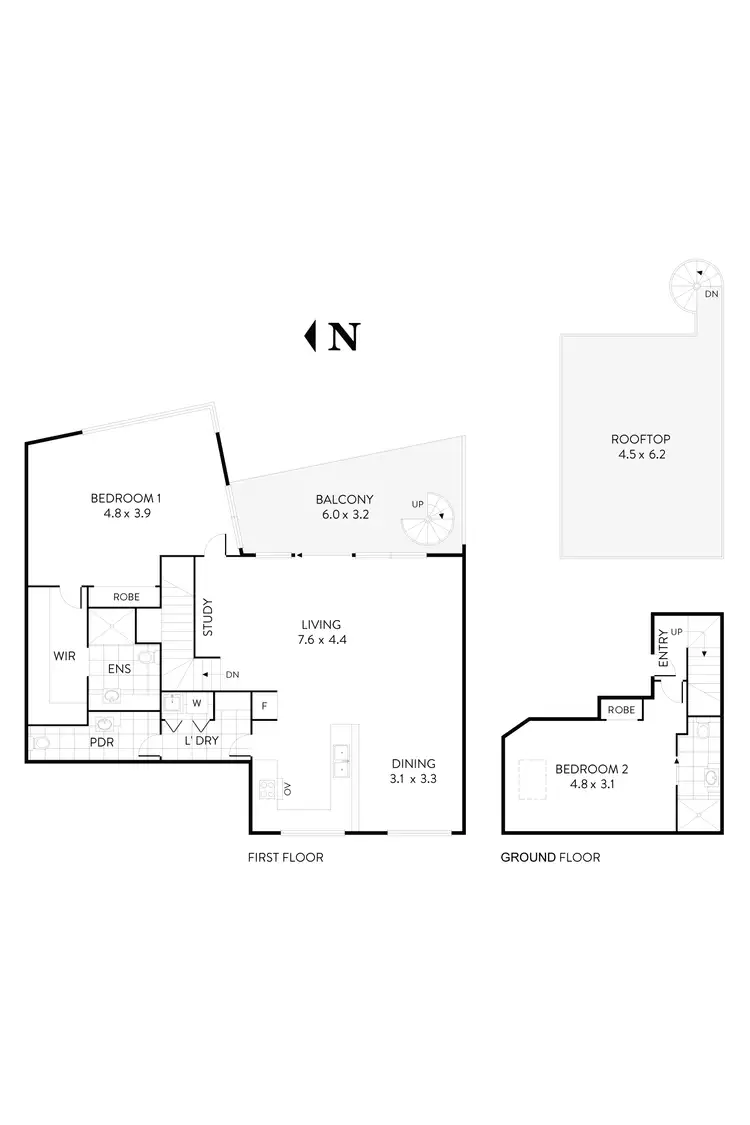 Floorplan of Homely apartment listing, 6/119 Buckley Street, Essendon VIC 3040