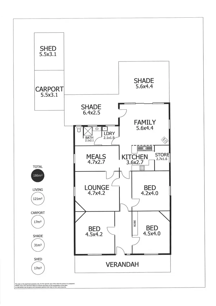 Floorplan of Homely house listing, 61 Standen Street, Murray Bridge SA 5253