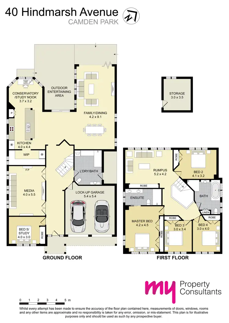 Floorplan of Homely house listing, 40 Hindmarsh Avenue, Camden Park NSW 2570