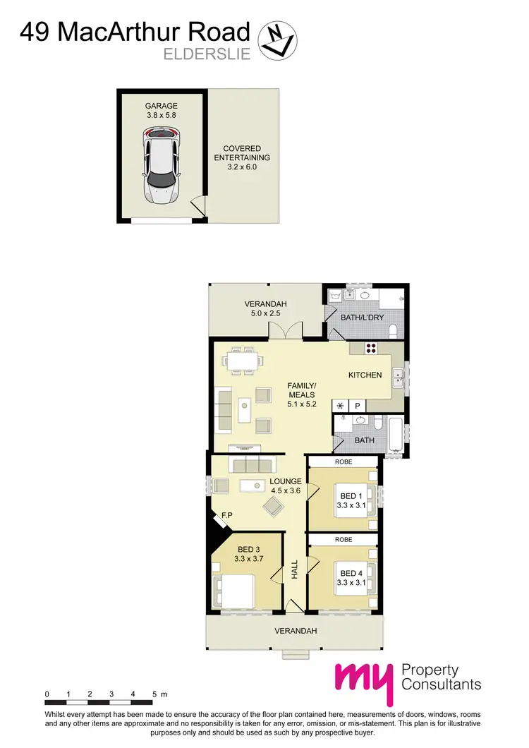 Floorplan of Homely house listing, 49 Macarthur Road, Elderslie NSW 2570
