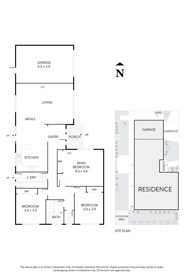 Floorplan of Homely unit listing, 3/155 Roberts Street, Essendon VIC 3040