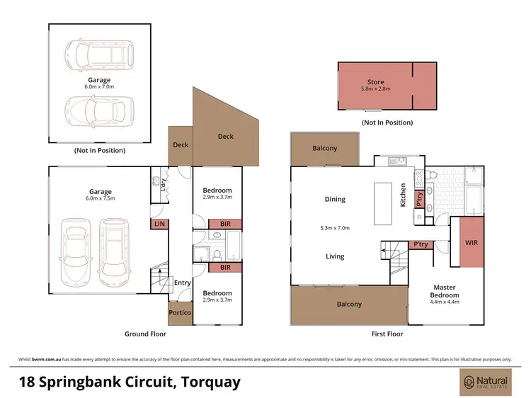 Floorplan of Homely house listing, 18 Springbank Circuit, Torquay VIC 3228
