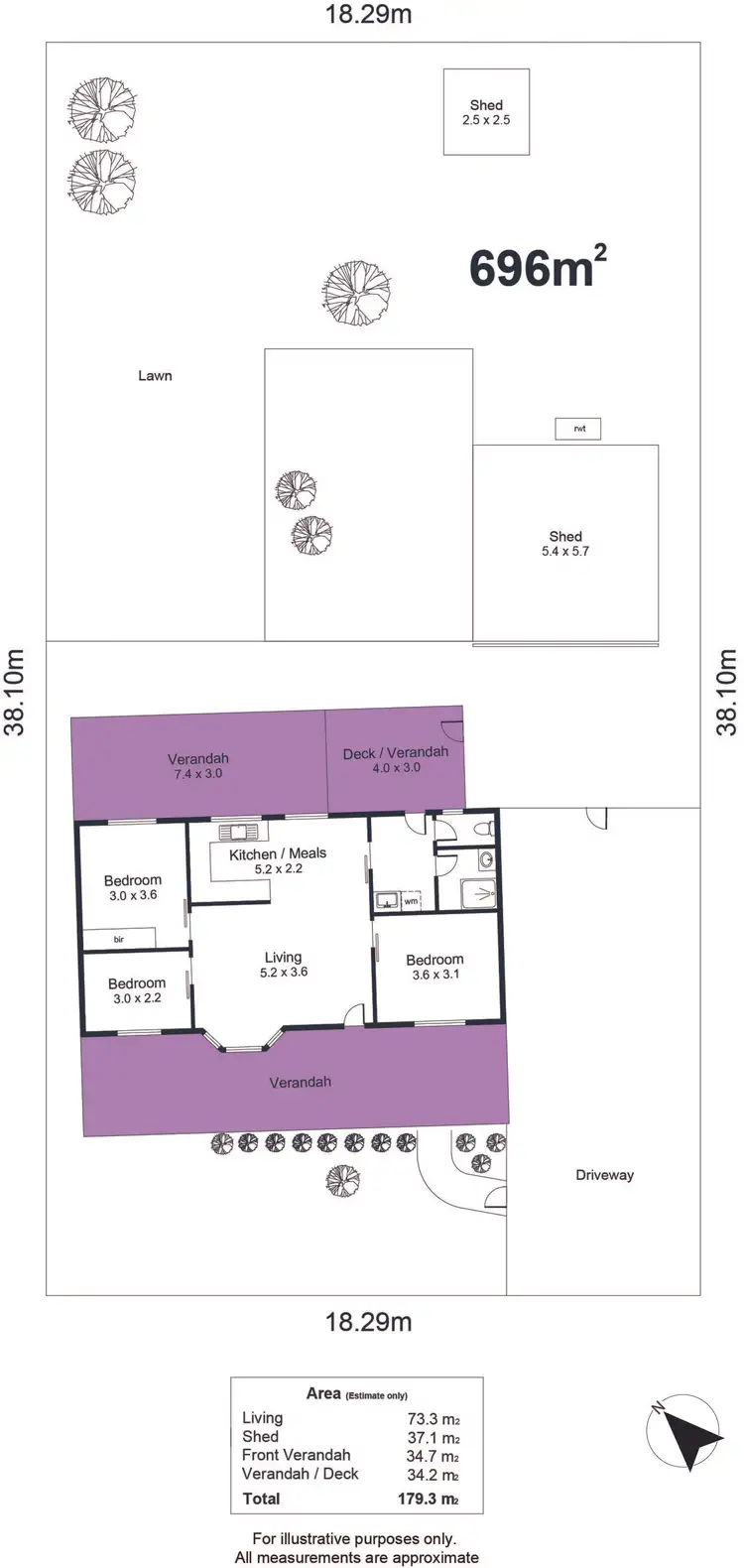 Floorplan of Homely house listing, 15 Ningana Road, Aldinga Beach SA 5173