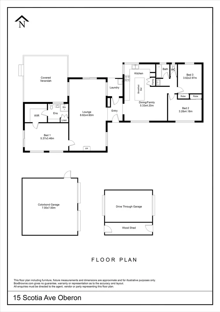 Floorplan of Homely house listing, 15 Scotia Avenue, Oberon NSW 2787