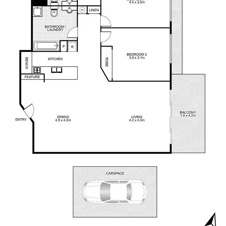 Floorplan of Homely unit listing, 32/1770-1774 David Low Way, Coolum Beach QLD 4573