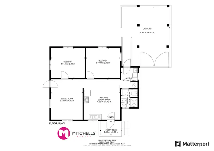 Floorplan of Homely house listing, 22 Caringa Street, Urangan QLD 4655