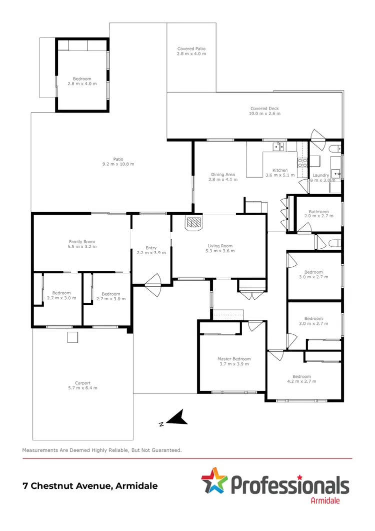 Floorplan of Homely house listing, 7 Chestnut Avenue, Armidale NSW 2350