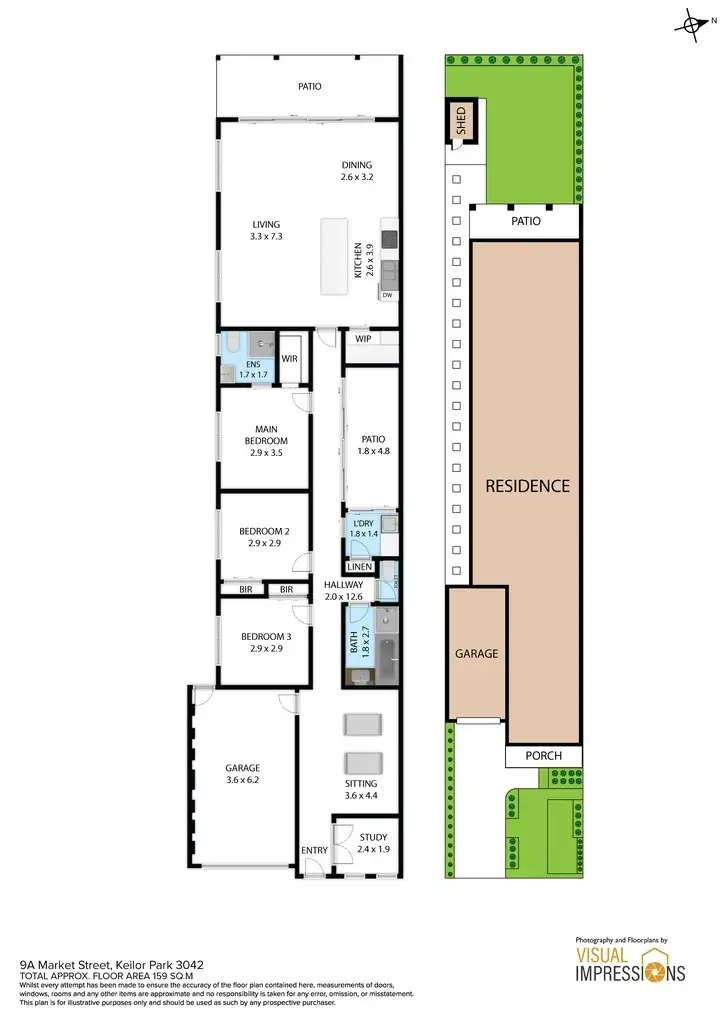 Floorplan of Homely house listing, 9A Market Street, Keilor Park VIC 3042