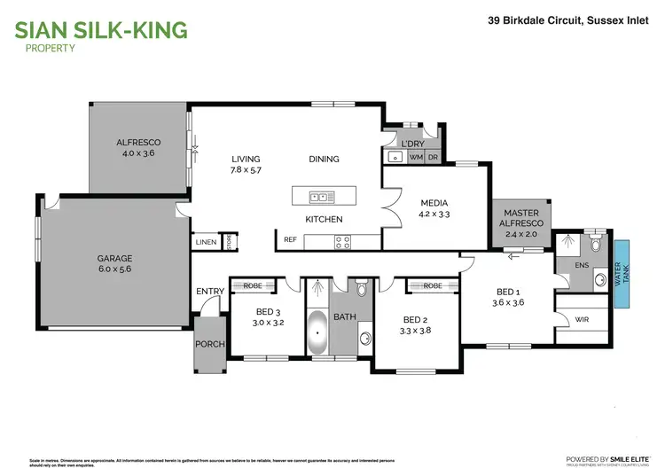 Floorplan of Homely house listing, 39 Birkdale Circuit, Sussex Inlet NSW 2540