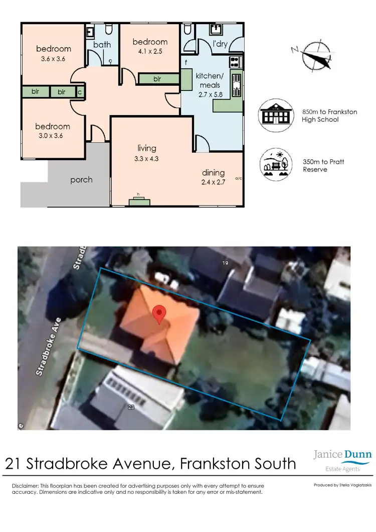 Floorplan of Homely house listing, 21 Stradbroke Avenue, Frankston South VIC 3199