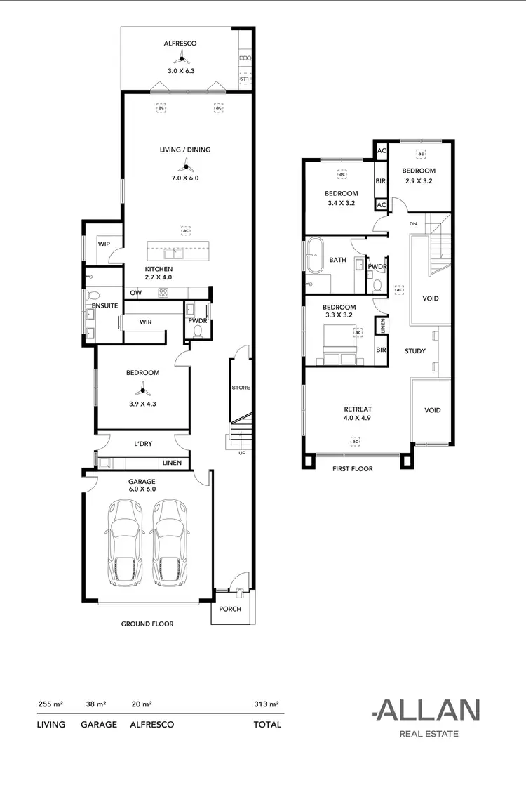 Floorplan of Homely house listing, 12A Harrow Road, Somerton Park SA 5044
