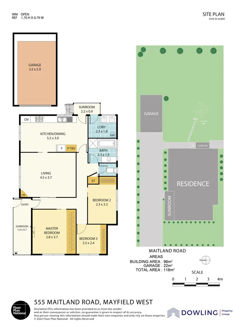 Floorplan of Homely house listing, 555 Maitland Road, Mayfield West NSW 2304