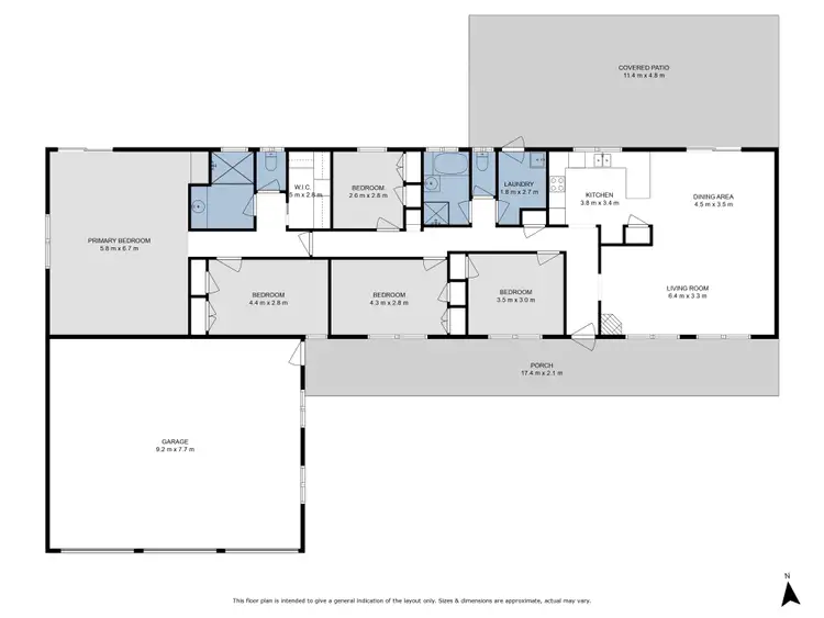 Floorplan of Homely rural property listing, 43 Richards Road, Narangba QLD 4504