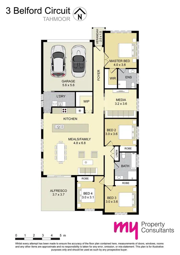 Floorplan of Homely house listing, 3 Belford Circuit, Tahmoor NSW 2573