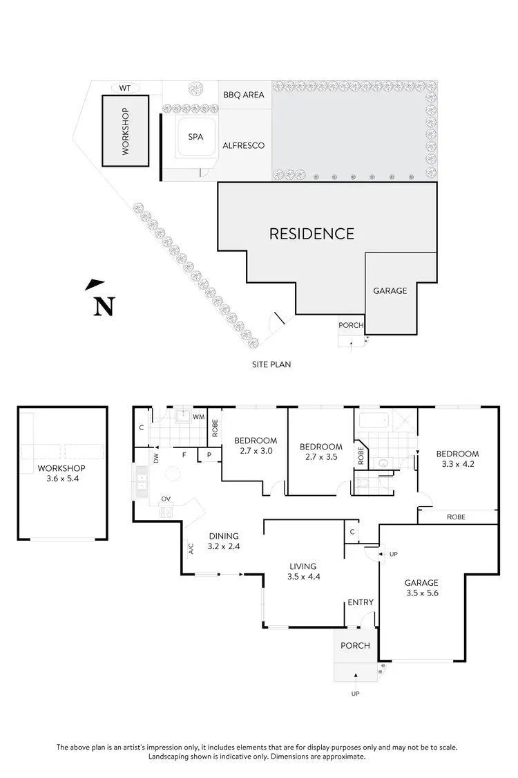 Floorplan of Homely unit listing, 2B The Avenue, Niddrie VIC 3042