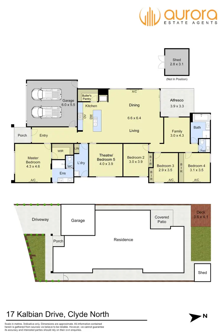 Floorplan of Homely house listing, 17 Kalbian Drive, Clyde North VIC 3978