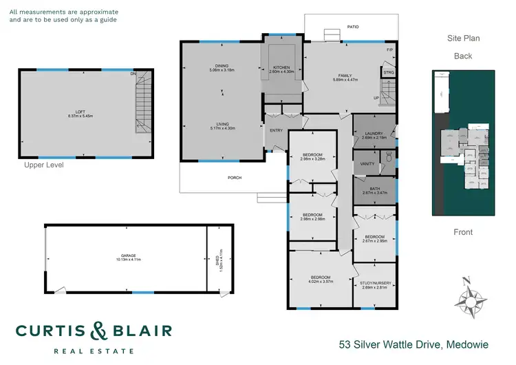 Floorplan of Homely house listing, 53 Silver Wattle Drive, Medowie NSW 2318
