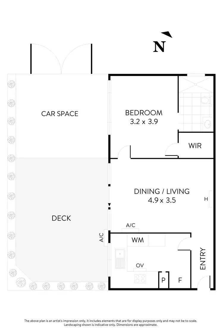 Floorplan of Homely flat listing, 1/60 Brewster Street, Essendon VIC 3040
