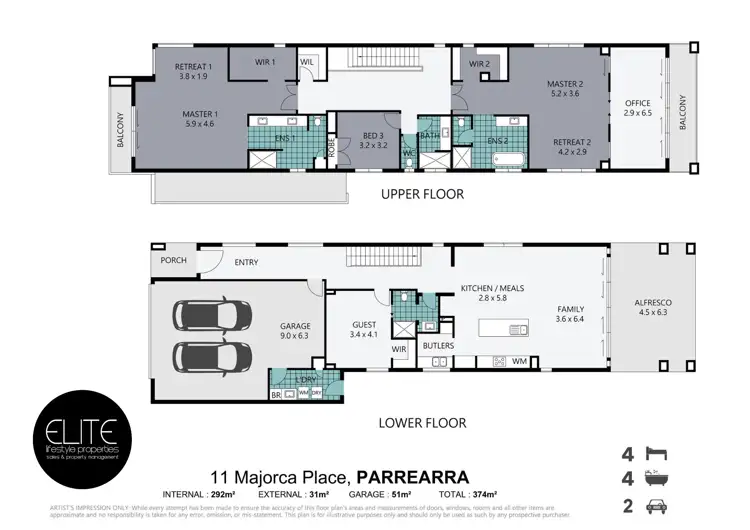 Floorplan of Homely house listing, 11 Majorca Place, Kawana Island QLD 4575