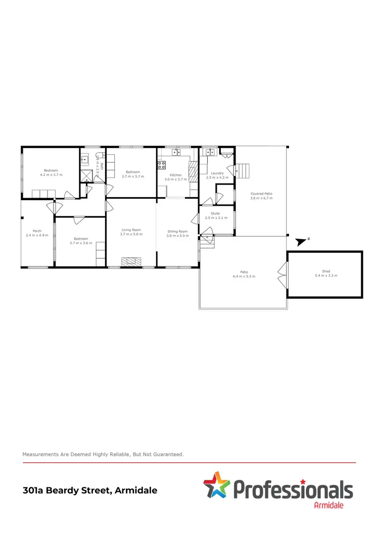 Floorplan of Homely house listing, 301a Beardy Street, Armidale NSW 2350