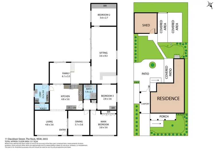 Floorplan of Homely house listing, 11 Davidson Street, The Rock NSW 2655