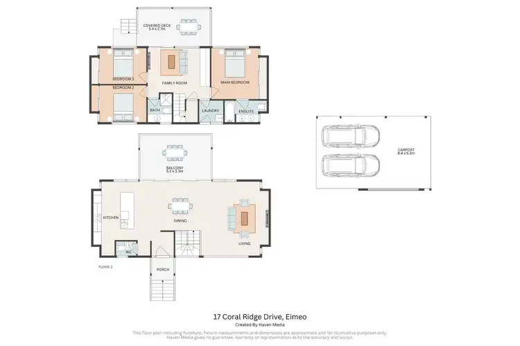 Floorplan of Homely house listing, 17 Coral Ridge Drive, Eimeo QLD 4740