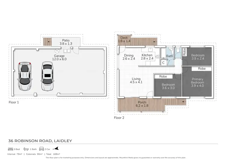 Floorplan of Homely house listing, 36 Robinson Road, Laidley QLD 4341