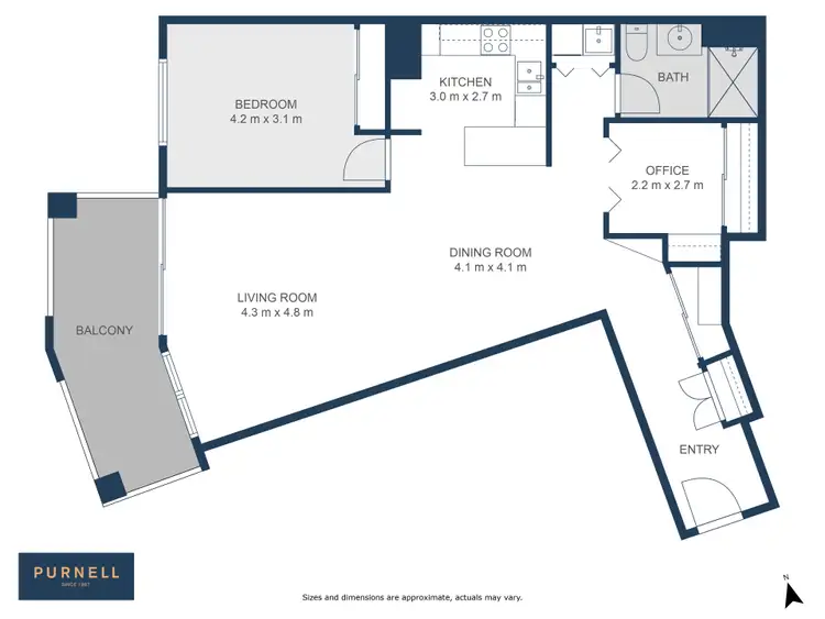 Floorplan of Homely apartment listing, 42/6 Cunningham Street, Griffith ACT 2603