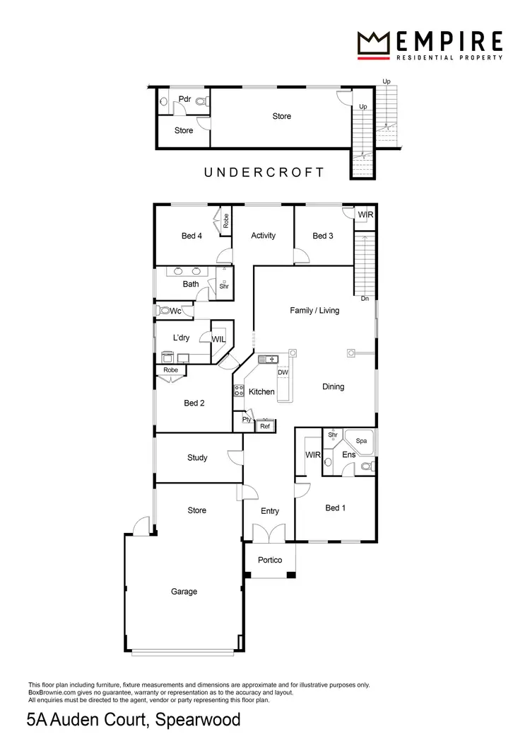 Floorplan of Homely house listing, 5A Auden Court, Spearwood WA 6163