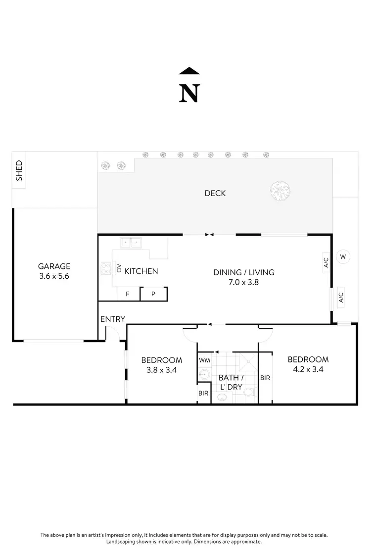 Floorplan of Homely unit listing, 3/86 Marshall Road, Airport West VIC 3042
