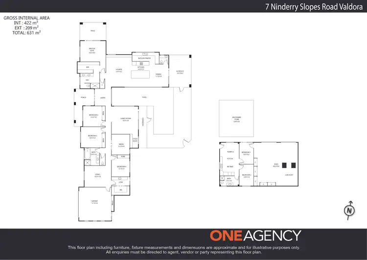 Floorplan of Homely house listing, 7 Ninderry Slopes Road, Valdora QLD 4561