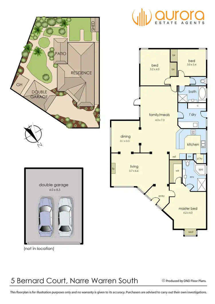 Floorplan of Homely house listing, 5 Bernard Court, Narre Warren South VIC 3805