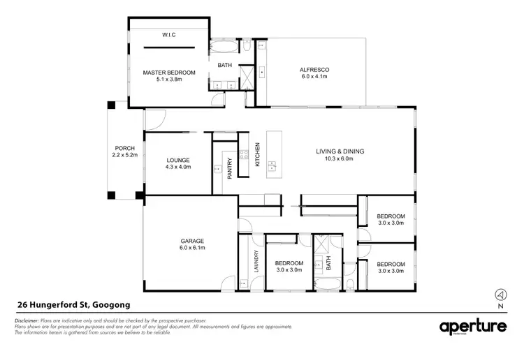 Floorplan of Homely house listing, 26 Hungerford Street, Googong NSW 2620