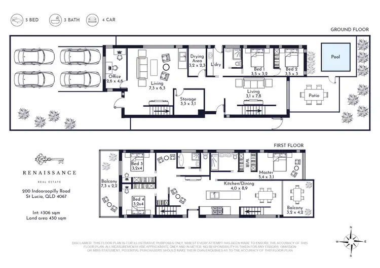 Floorplan of Homely house listing, 200 Indooroopilly Road, St Lucia QLD 4067