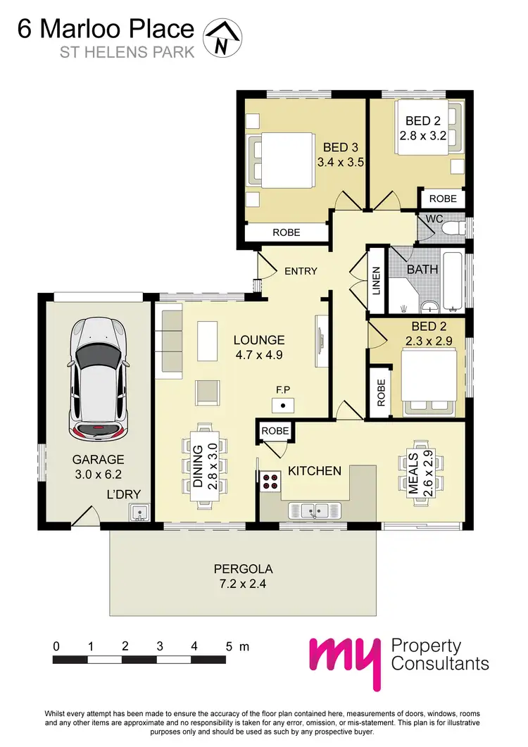 Floorplan of Homely house listing, 6 Marloo Place, St Helens Park NSW 2560