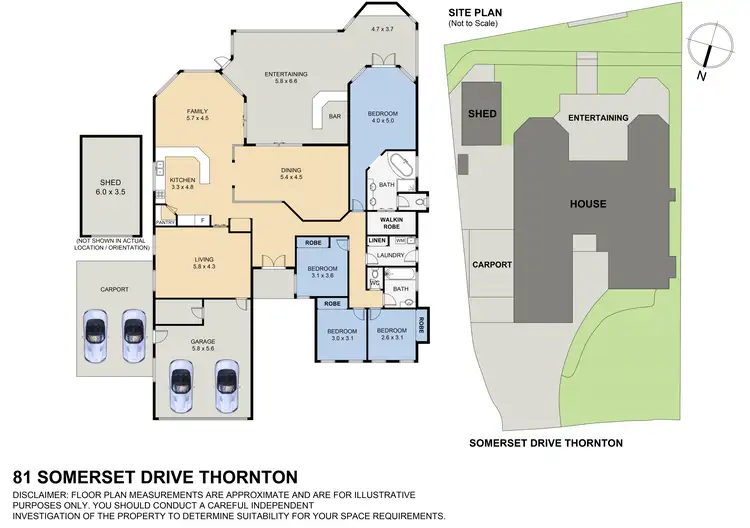Floorplan of Homely house listing, 81 Somerset Drive, Thornton NSW 2322
