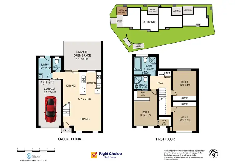 Floorplan of Homely townhouse listing, 2/5 Whistlers Run, Albion Park NSW 2527