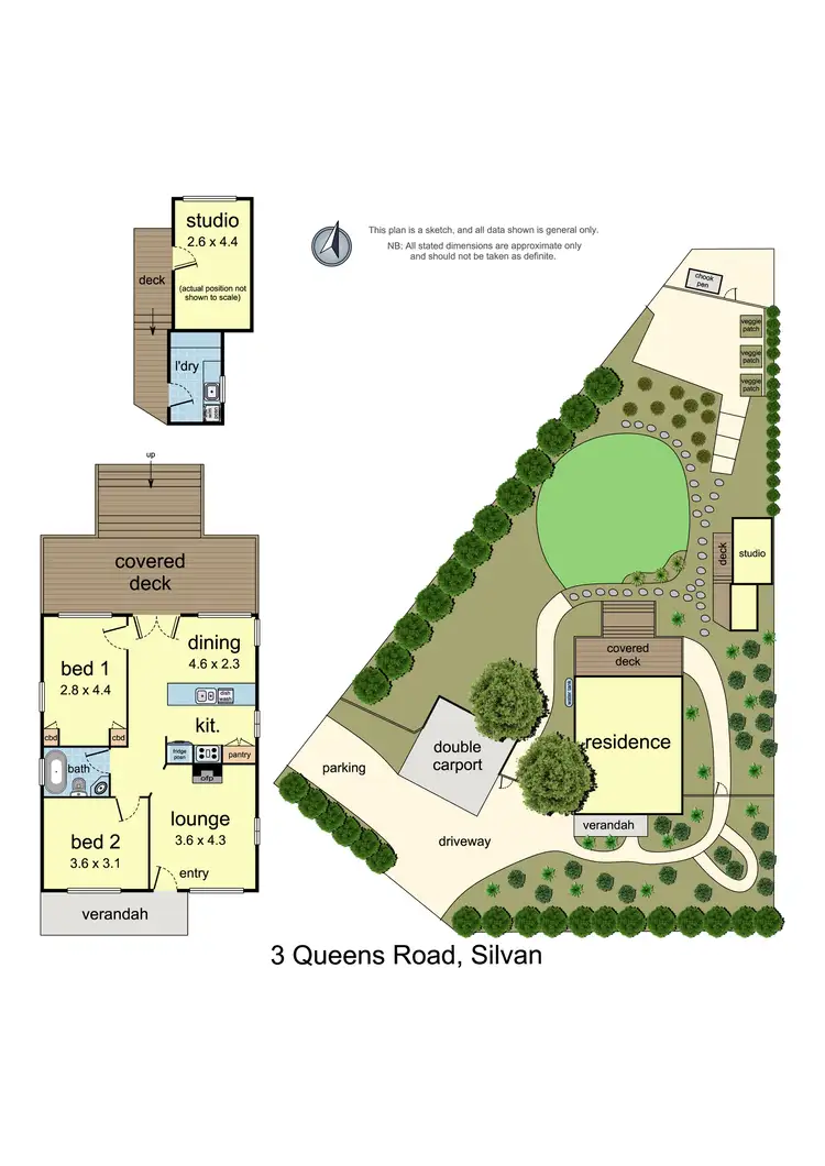 Floorplan of Homely house listing, 3 Queens Road, Silvan VIC 3795