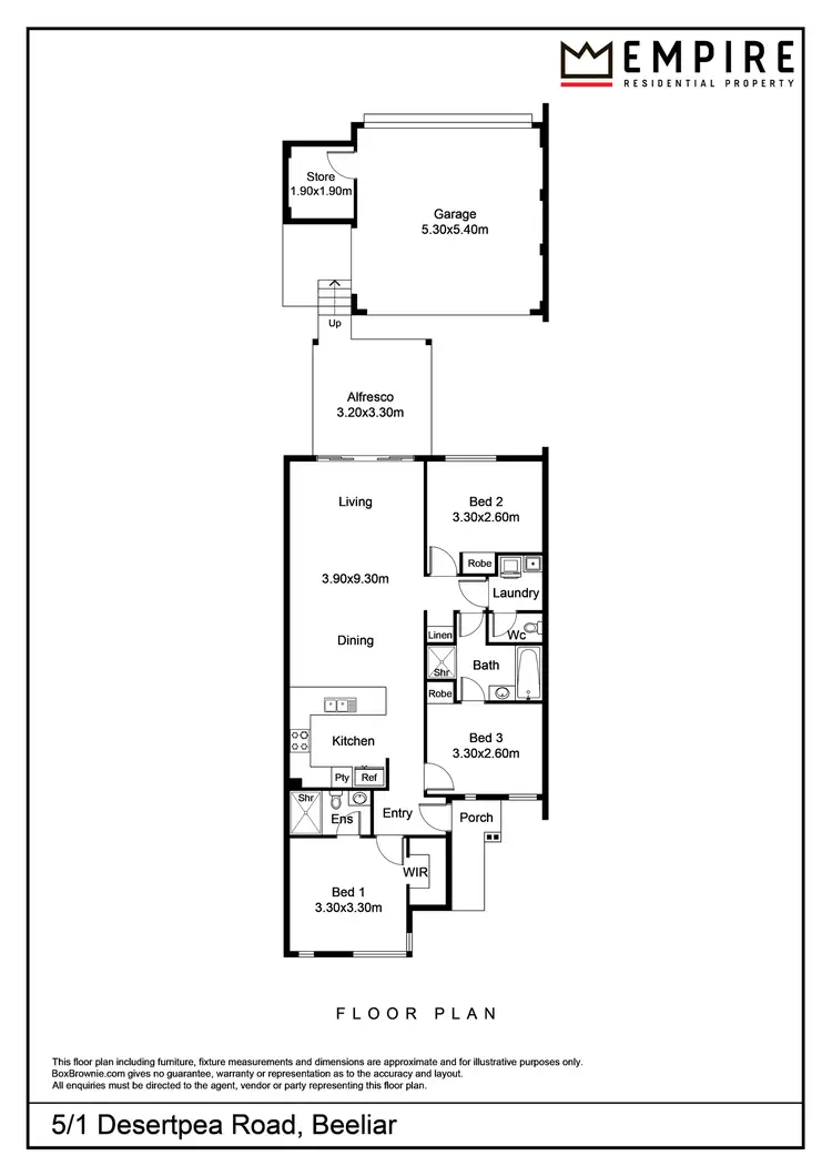 Floorplan of Homely house listing, 5/1 Desertpea Road, Beeliar WA 6164
