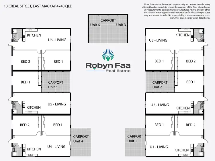 Floorplan of Homely unit listing, 2/13 Creal Street, East Mackay QLD 4740