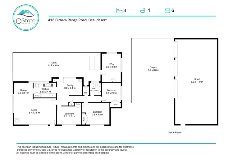 Floorplan of Homely house listing, 413 Birnam Range Road, Beaudesert QLD 4285