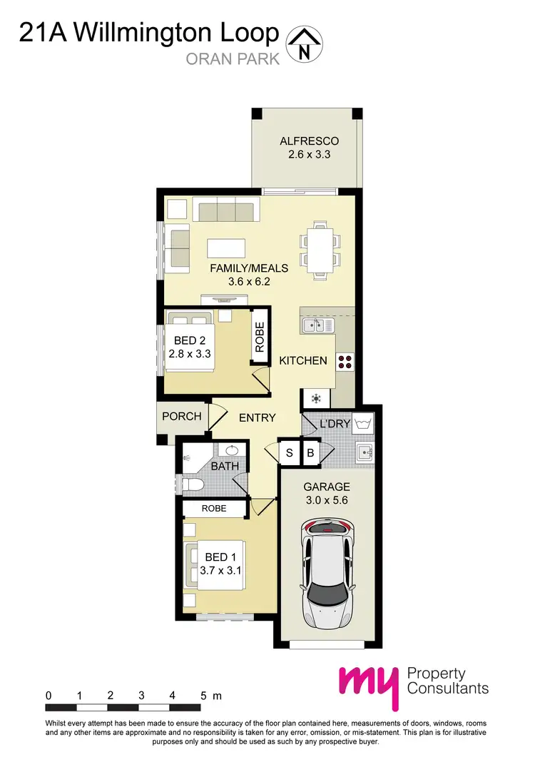 Floorplan of Homely house listing, 21A Willmington Loop, Oran Park NSW 2570