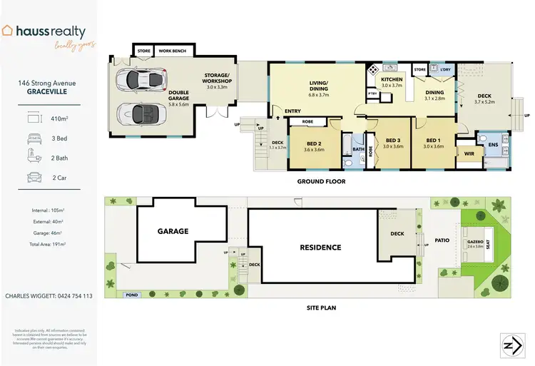 Floorplan of Homely house listing, 146 Strong Avenue, Graceville QLD 4075