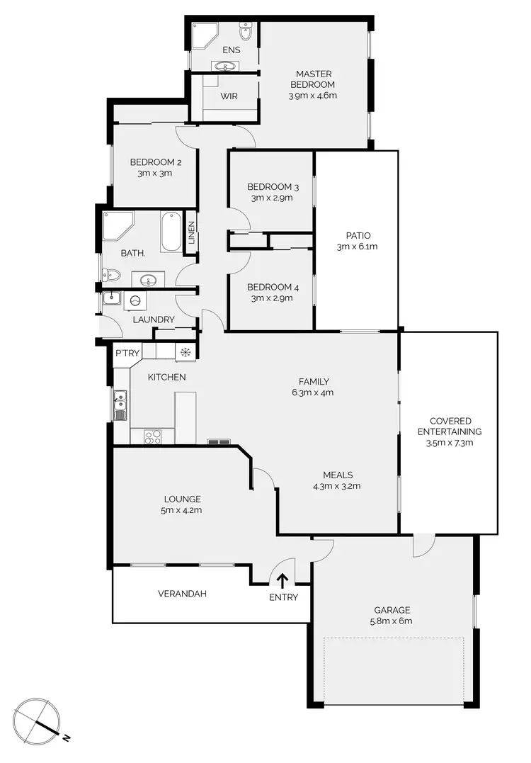 Floorplan of Homely house listing, 64 Ilumba Way, Kelso NSW 2795