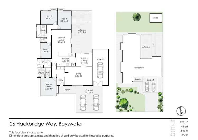 Floorplan of Homely house listing, 26 Hackbridge Way, Bayswater WA 6053