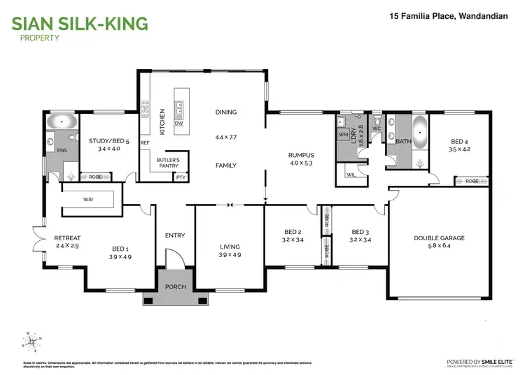Floorplan of Homely rural property listing, 15 Familia Place, Wandandian NSW 2540